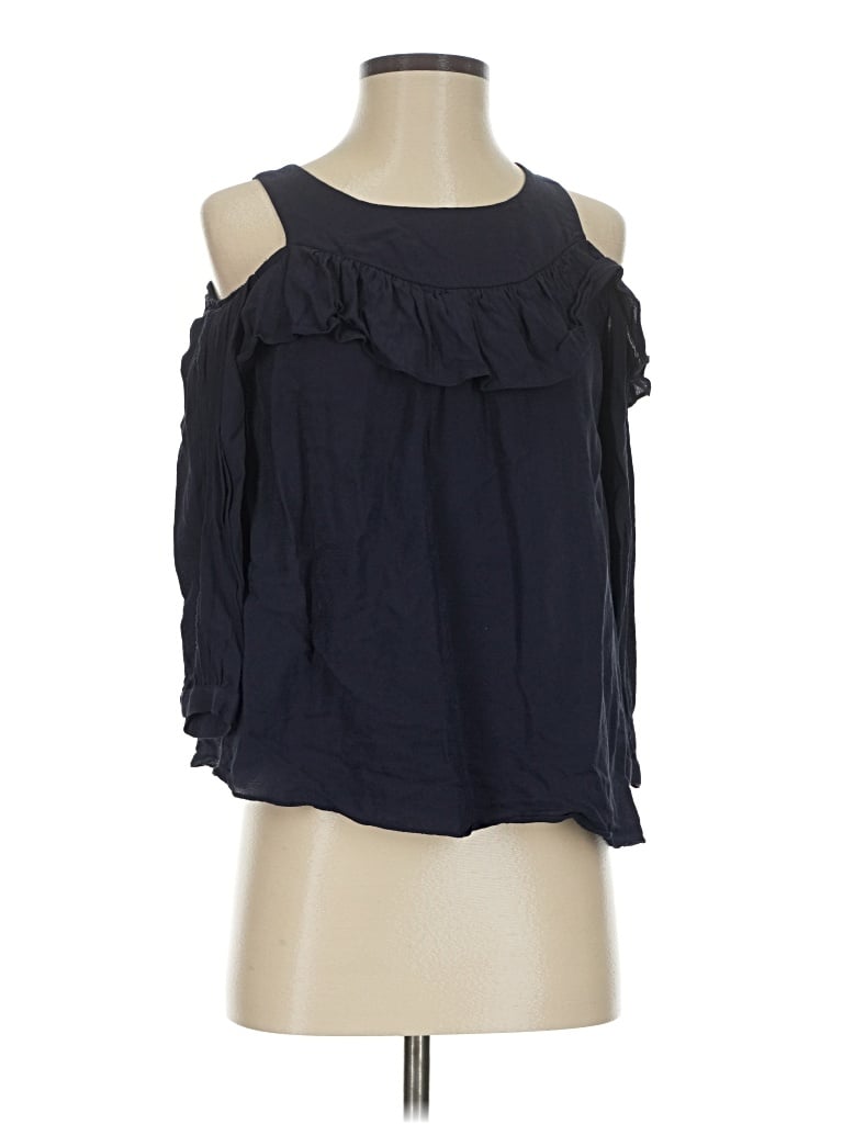 Pre-owned Maeve Sleeveless Blouse In Blue