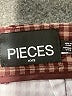Pieces Houndstooth Brown Casual Pants Size XXS - photo 7