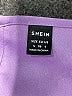 Shein 100% Polyester Purple Short Sleeve Blouse Size 4 - photo 7