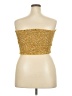 Shein 100% Polyester Yellow Sleeveless Blouse Size 2X - photo 2