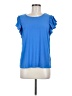 CeCe Blue Short Sleeve Top Size M - photo 1