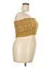 Shein 100% Polyester Yellow Sleeveless Blouse Size 2X - photo 4