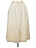 Unbranded Solid Ivory Casual Skirt Size L (estimated) - photo 2