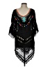 Beach by Exist Black 3/4 Sleeve Blouse Size L - photo 1