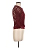 Index Burgundy 3/4 Sleeve Top Size M - photo 4