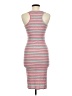 Love Stripes Gray Casual Dress Size M - photo 2