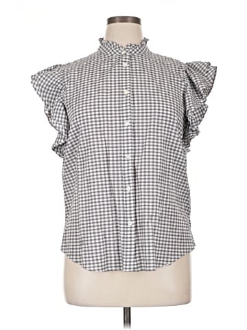 Industry Sleeveless Button-Down Shirt (view 1)