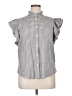 Industry Houndstooth Gray Black Sleeveless Button-Down Shirt Size XL - photo 1