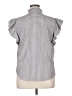 Industry Houndstooth Gray Black Sleeveless Button-Down Shirt Size XL - photo 2