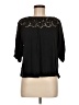 Unbranded Black 3/4 Sleeve Blouse Size M (estimated) - photo 1