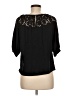 Unbranded Black 3/4 Sleeve Blouse Size M (estimated) - photo 2