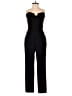 Adelyn Rae 100% Polyester Solid Black Jumpsuit Size XS - photo 1