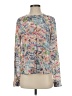 Maeve Print Blue Long Sleeve Blouse Size 0 - photo 1