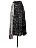 ASOS 100% Polyester Paisley Black Formal Skirt Size 6 - photo 2