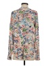 Maeve Print Blue Long Sleeve Blouse Size 0 - photo 2