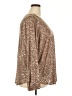 Torrid Metallic Gold Long Sleeve Blouse Size 2X Plus (2) - photo 4