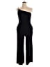 Crystal Doll Solid Black Jumpsuit Size XL - photo 1