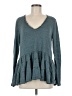 Deletta Teal Long Sleeve Top Size M - photo 1