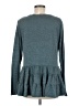 Deletta Teal Long Sleeve Top Size M - photo 2