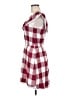 Assorted Brands 100% Rayon Checkered-gingham Red Casual Dress Size M - photo 5