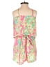 Lilly Pulitzer 100% Polyester Paisley Pink Romper Size XXS - photo 2