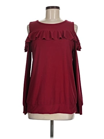 Tickled Teal Long Sleeve Blouse (view 1)
