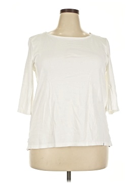 Lands' End 3/4 Sleeve Top