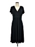 L.L.Bean Solid Black Casual Dress Size M - photo 1