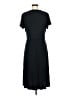 L.L.Bean Solid Black Casual Dress Size M - photo 2
