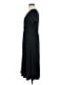 L.L.Bean Solid Black Casual Dress Size M - photo 5