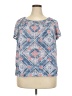 Kim Rogers Blue Short Sleeve Blouse Size 2X - photo 1