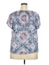 Kim Rogers Blue Short Sleeve Blouse Size 2X - photo 2