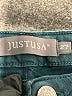 Just USA Color Block Teal Jeans Size 27 waist - photo 7