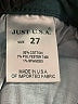 Just USA Color Block Teal Jeans Size 27 waist - photo 8