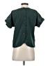 Madewell 100% Polyester Green Short Sleeve Top Size XXS - photo 2