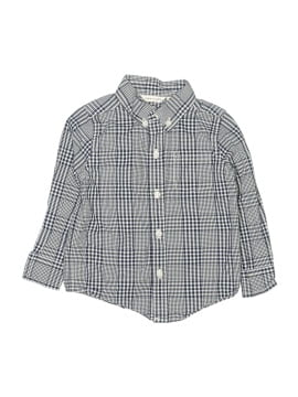 Janie And Jack Long Sleeve Button Down Shirt