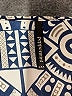 Peppermint 100% Polyester Print Blue Casual Dress Size M - photo 7