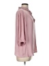 J by Joie 100% Polyester Pink 3/4 Sleeve Blouse Size L - photo 4