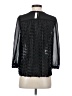 Madewell 100% Polyester Black 3/4 Sleeve Blouse Size S - photo 2