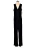 NY Collection Solid Black Jumpsuit Size M - photo 1