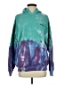 iets frans Tie-dye Teal Pullover Hoodie Size S - photo 1