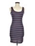 Ambiance Stripes Blue Casual Dress Size M - photo 1