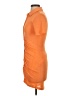 Assorted Brands Solid Orange Casual Dress Size S - photo 5