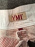 YMI 100% Cotton Tan Red Khaki Shorts Size 11 - photo 3