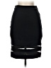 Bebe Solid Black Casual Skirt Size 4 - photo 1