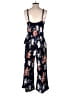 Kaileigh Graphic Blue Jumpsuit Size XXS (estimated) - photo 2