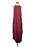 Double Zero Solid Burgundy Casual Dress Size S - photo 1