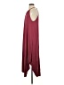 Double Zero Solid Burgundy Casual Dress Size S - photo 5