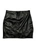 Assorted Brands Solid Black Faux Leather Skirt Size M - photo 1