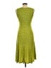 Perceptions Polka Dots Green Casual Dress Size 12 - photo 2